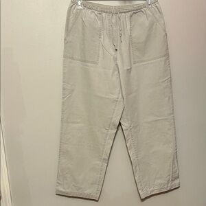 L.L. Bean Light Gray Cargo Pants